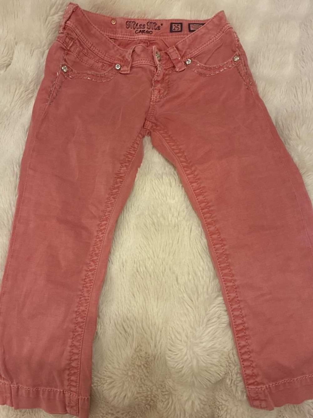Miss Me Straight Leg Jeans in Dusty Rose